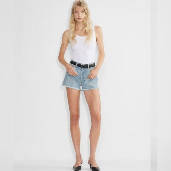 Aritzia Pants - Aritzia Denim Forum Women's  The Ex Boyfriend Denim Short Light Wash Size 26 EUC